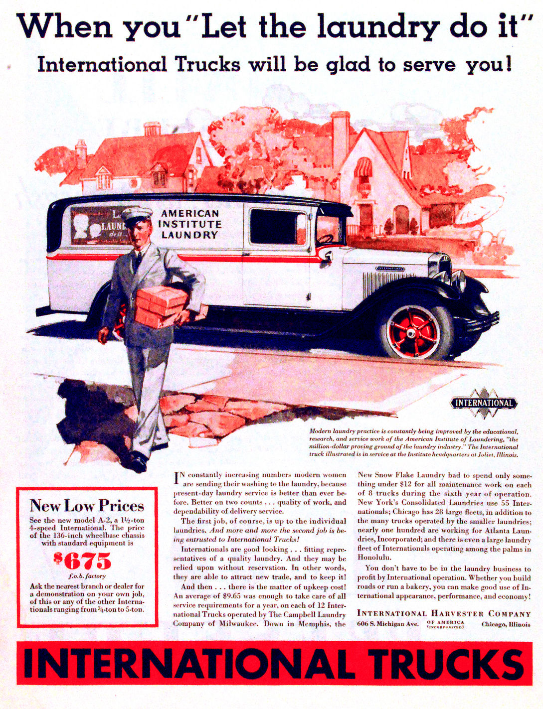 1931 International Auto Advertising
